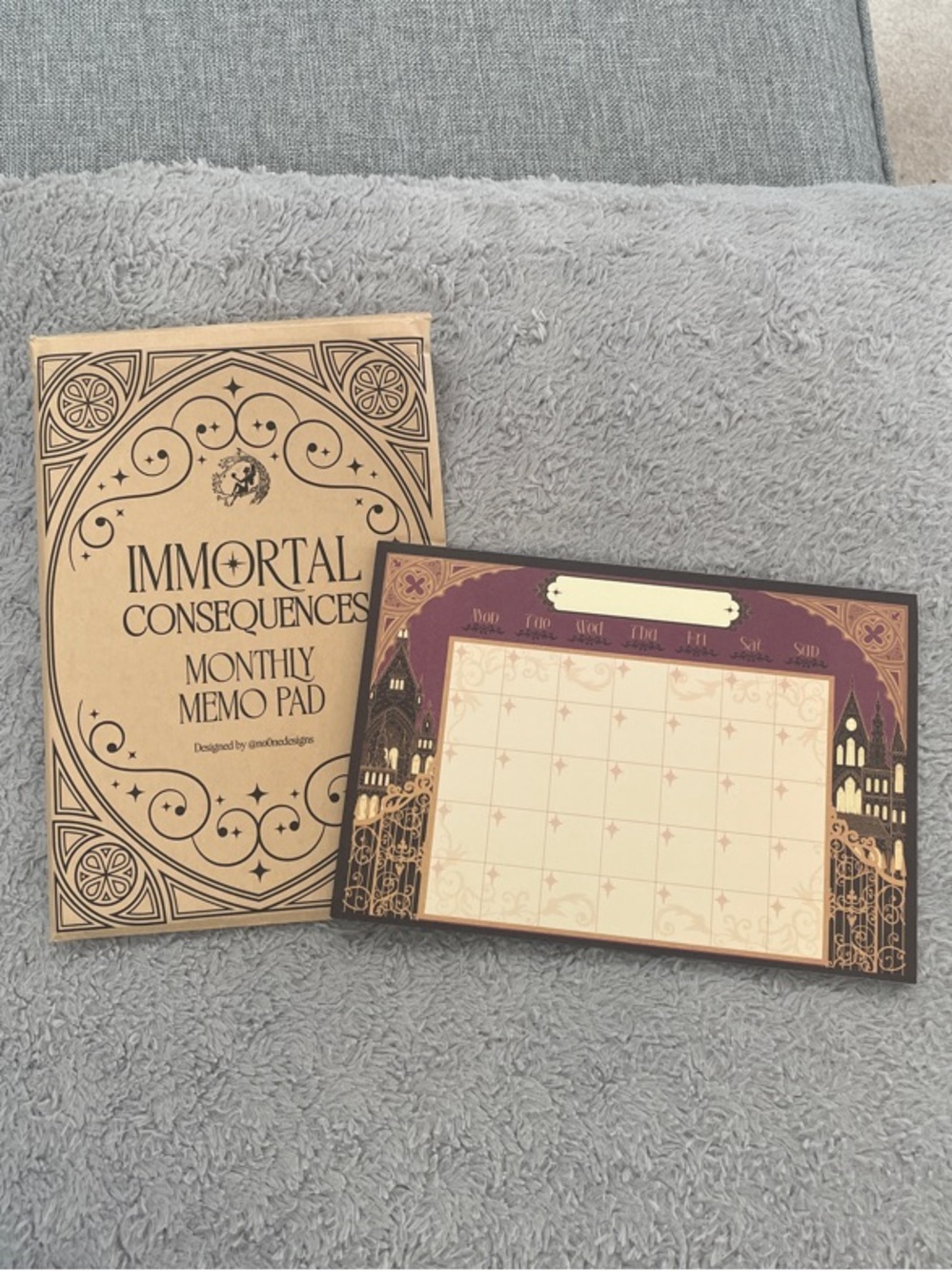 Immortal Consequences Monthly Memo Pad - Fairyloot